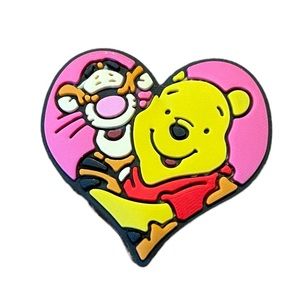 Tigger & Pooh Heart Croc Charm